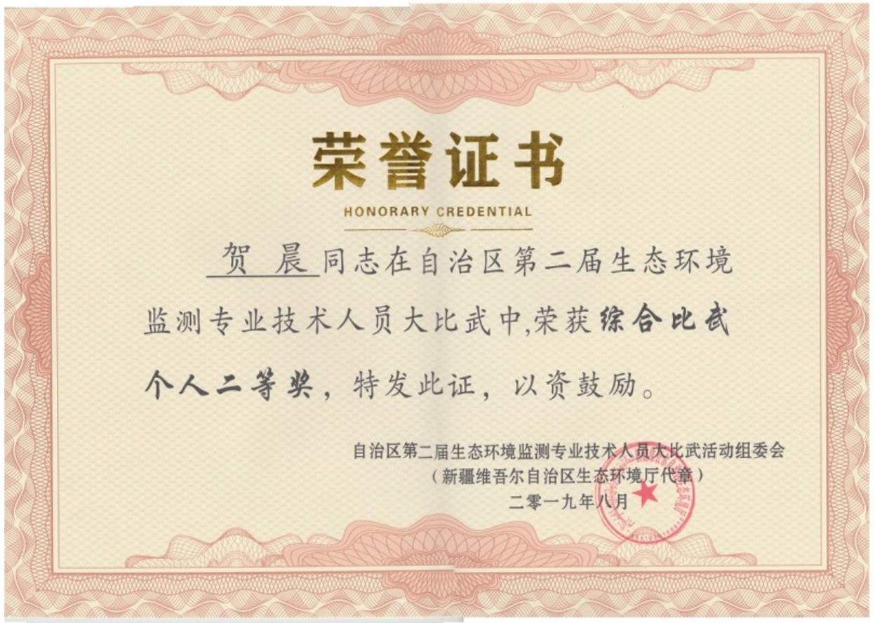 個(gè)人二等獎(jiǎng)